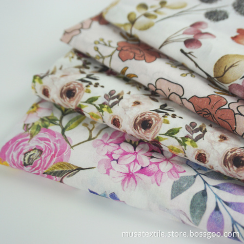 Woven Digital Printing Poplin Fabric 100% Cotton